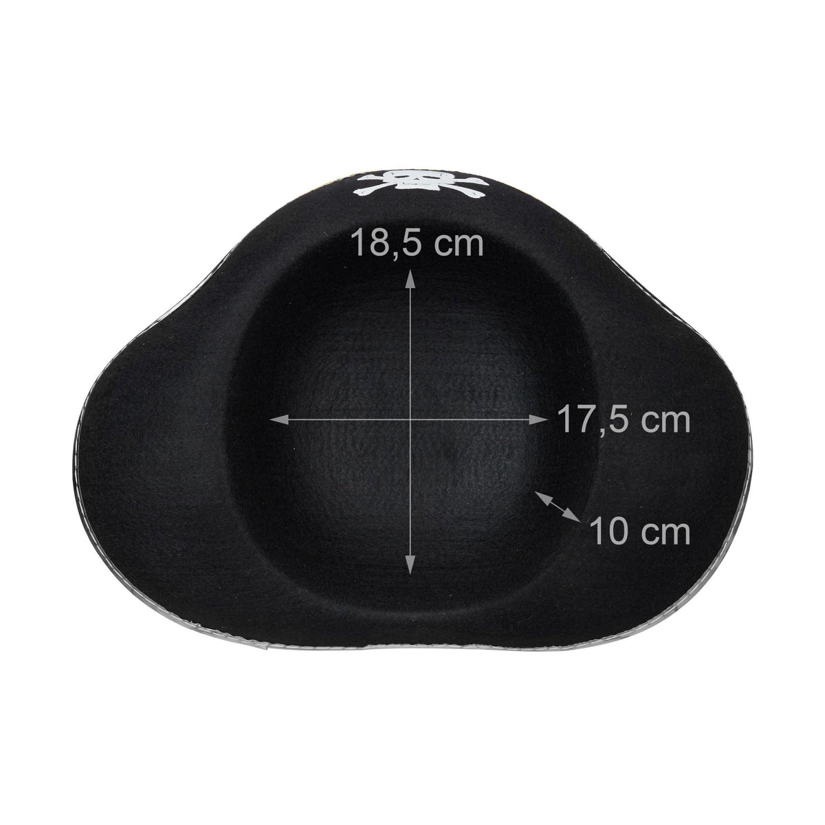 Pirate hat 4-pack