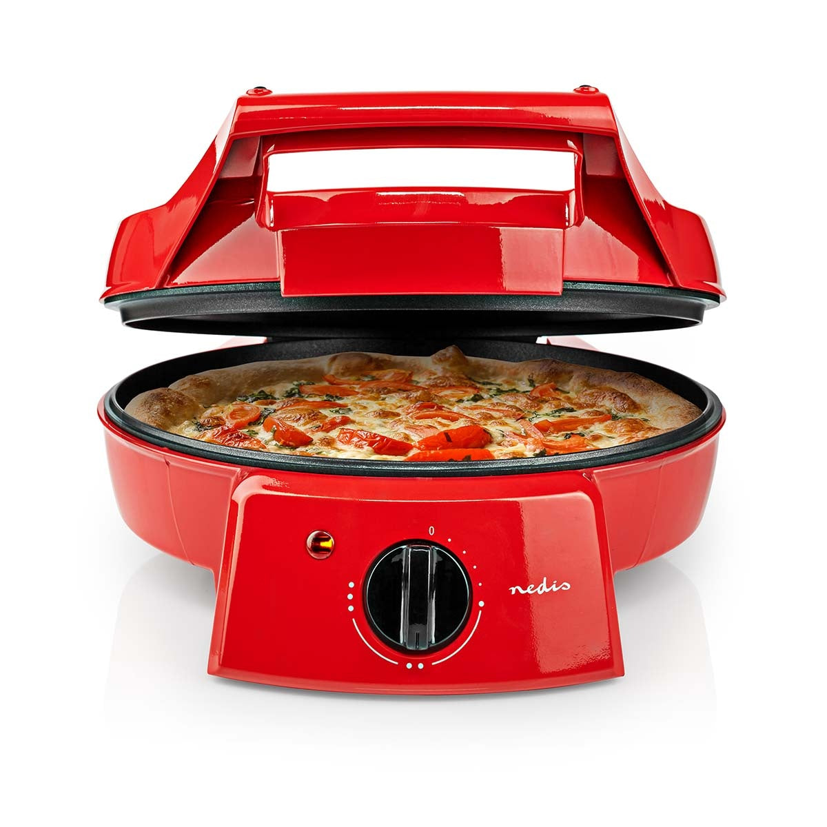 Pizza iron and grill | 30 cm | Adjustable temperature control | 1800W