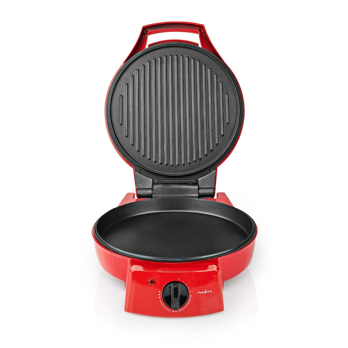 Pizza iron and grill | 30 cm | Adjustable temperature control | 1800W