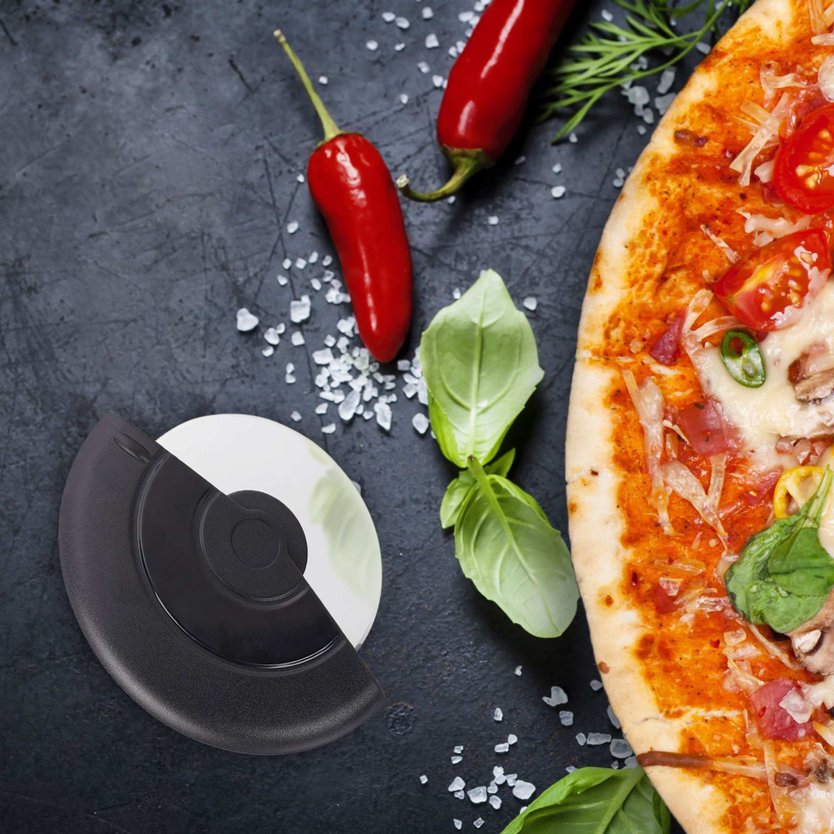 Pizza slices "Premium" round
