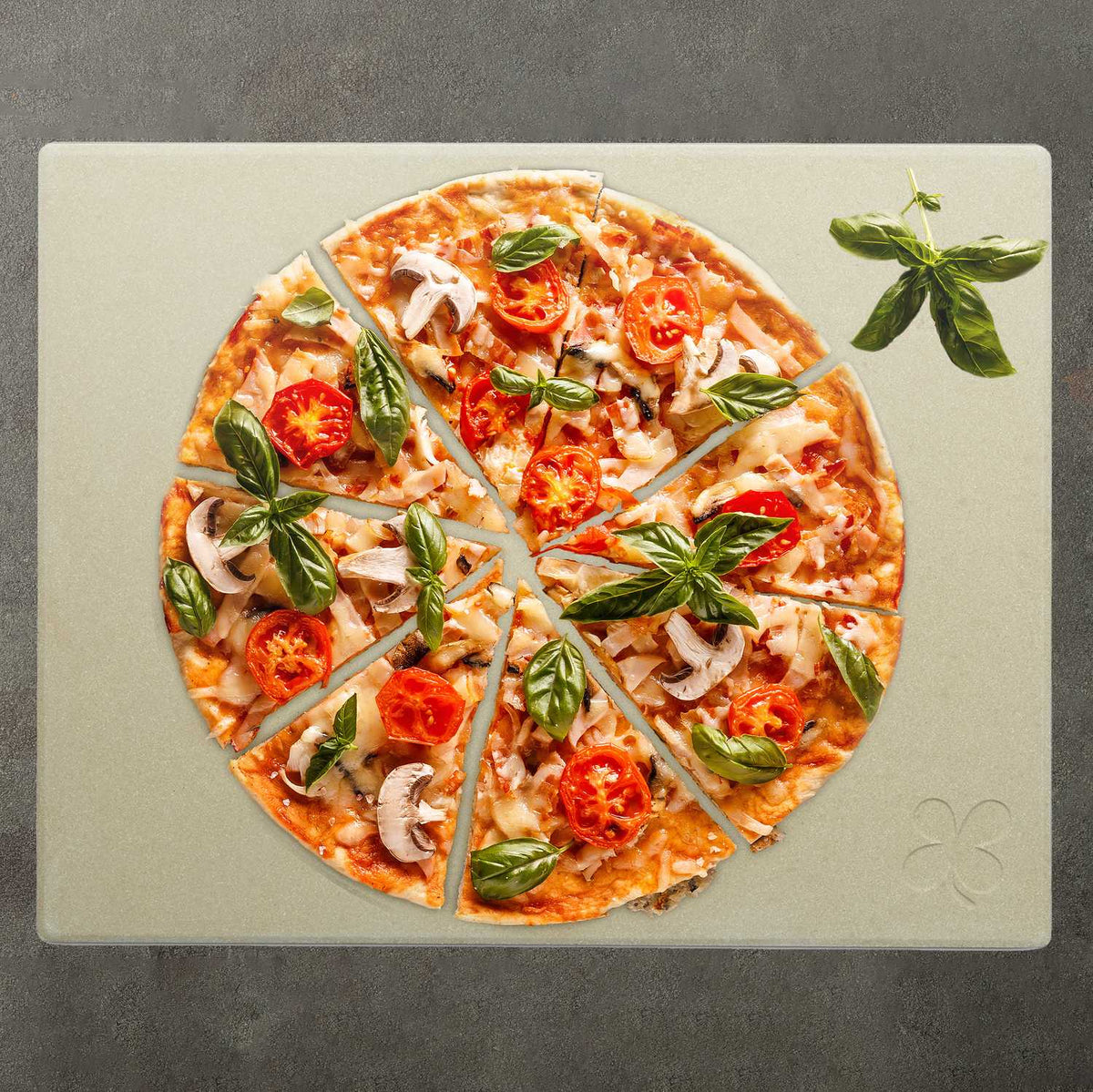 Pizza stone 3 cm in set
