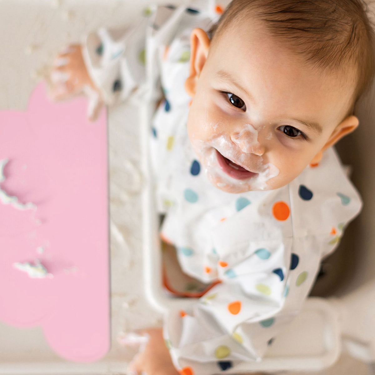 Placemats for children in the form of clouds