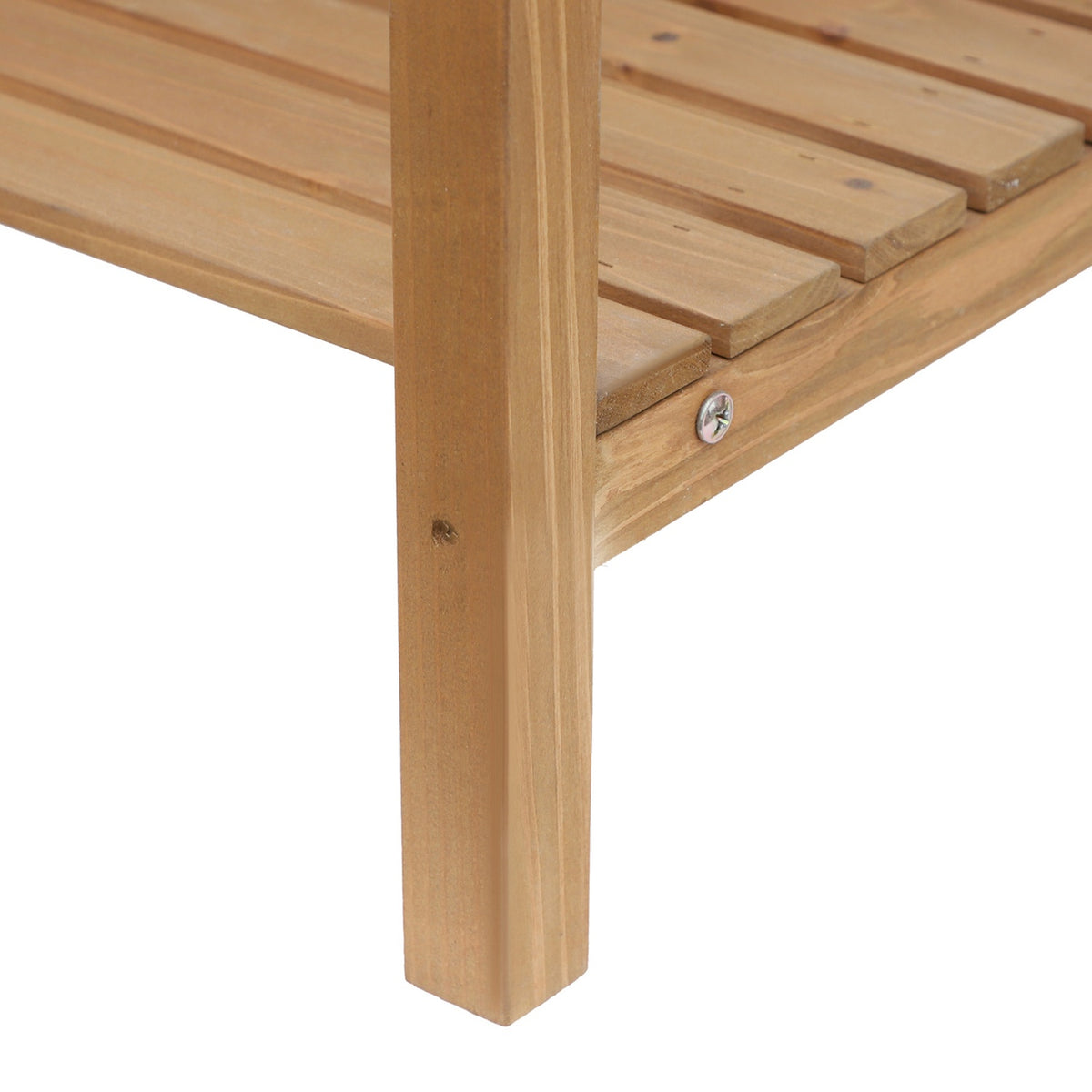 Plant Table Gardening Table With Tub Made Of Fir Wood, H112Cm, For Gardening & Plant Care