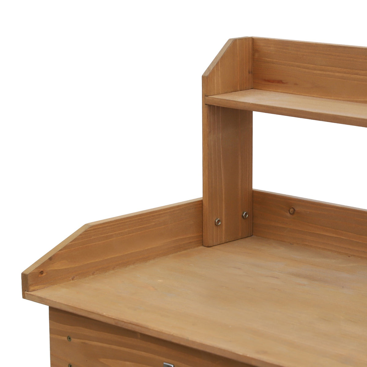 Plant Table Gardening Table With Tub Made Of Fir Wood, H112Cm, For Gardening & Plant Care