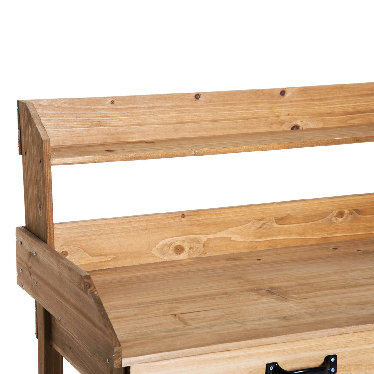 Plant Table Gardening Table With Tub Made Of Fir Wood, H112Cm, For Gardening & Plant Care
