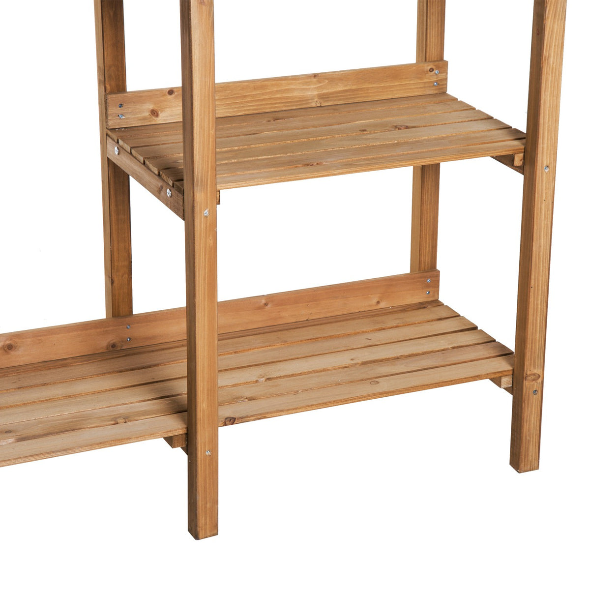 Plant Table Gardening Table With Tub Made Of Fir Wood, H112Cm, For Gardening & Plant Care