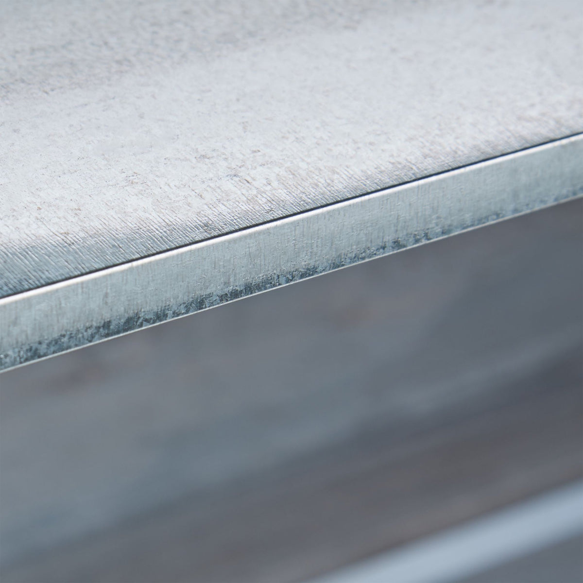 Planter table wood gray