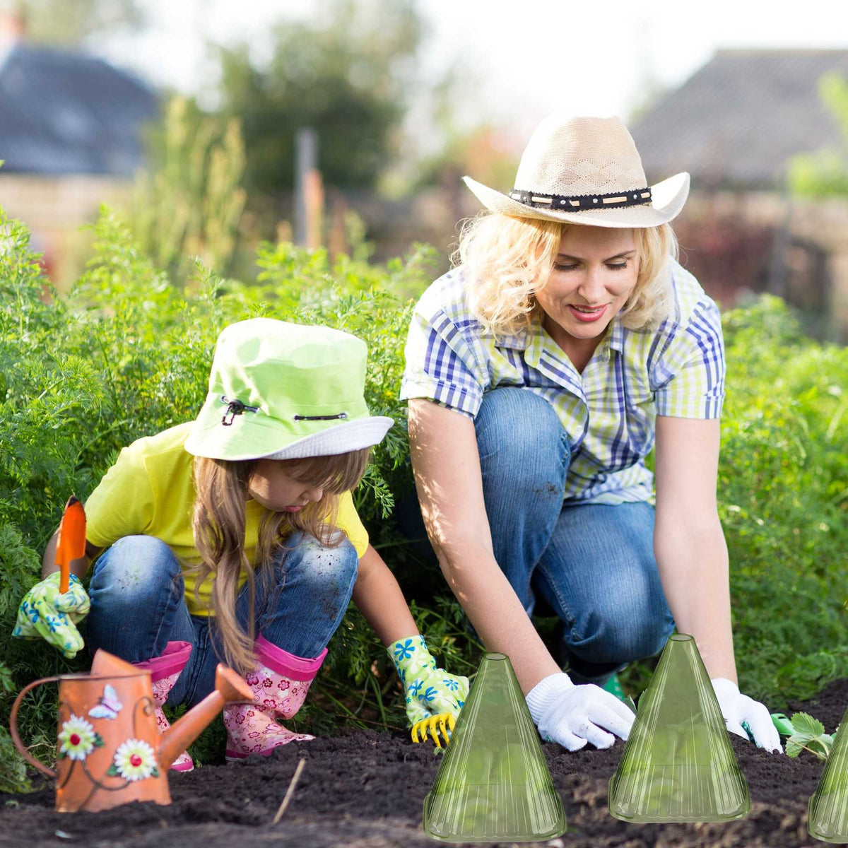Plant hat in a set of 10