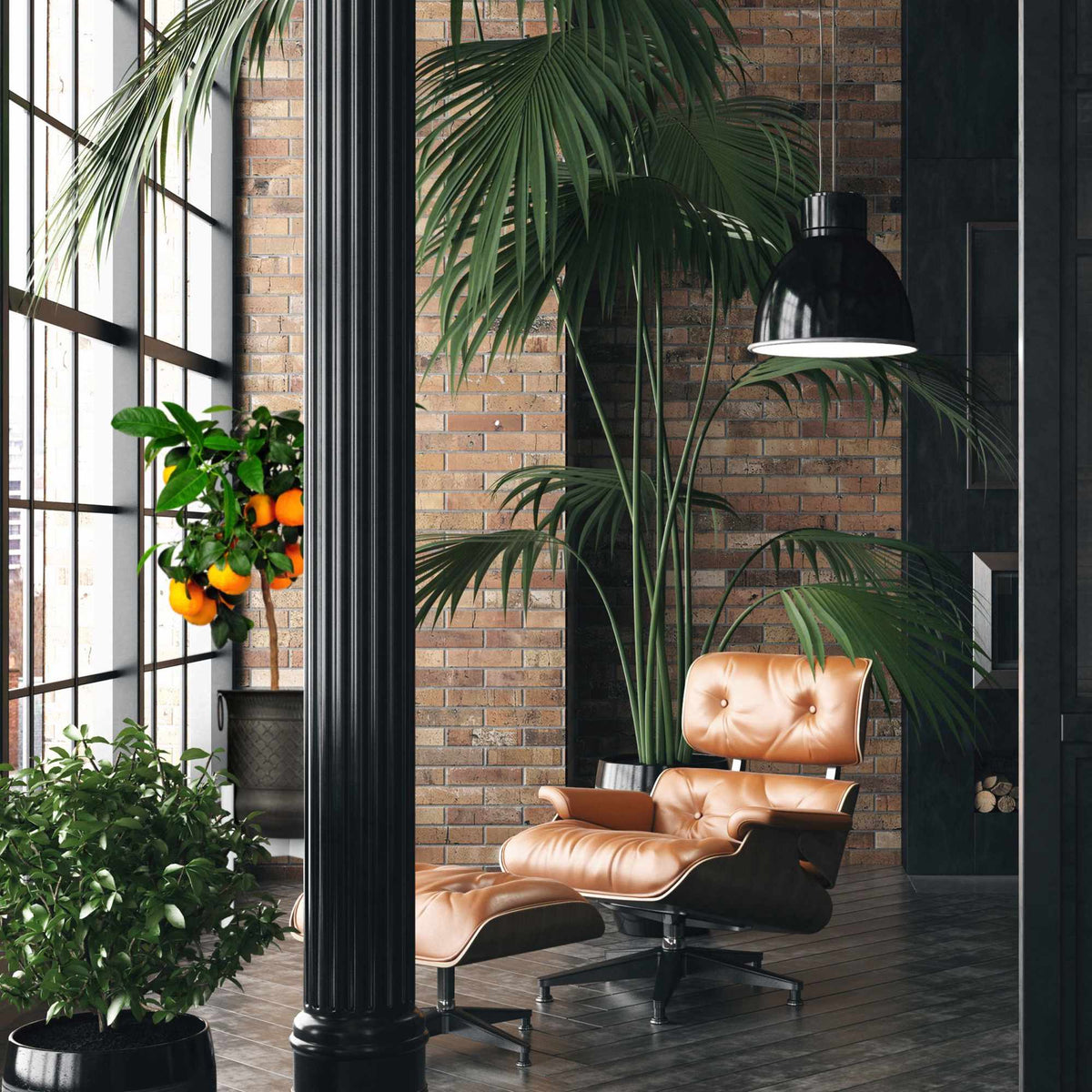 Plant stand in bamboo