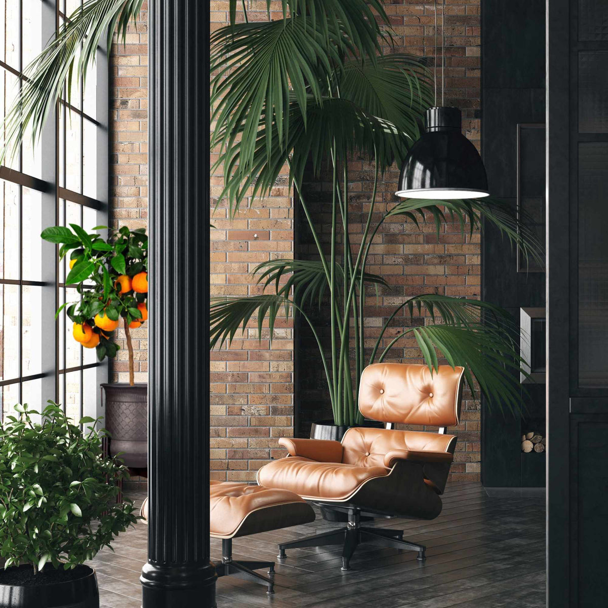Plant stand in bamboo