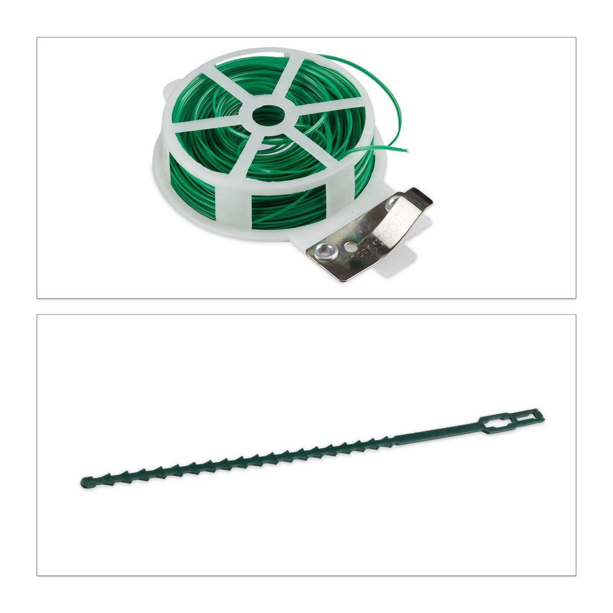 Plant support set with 110 parts