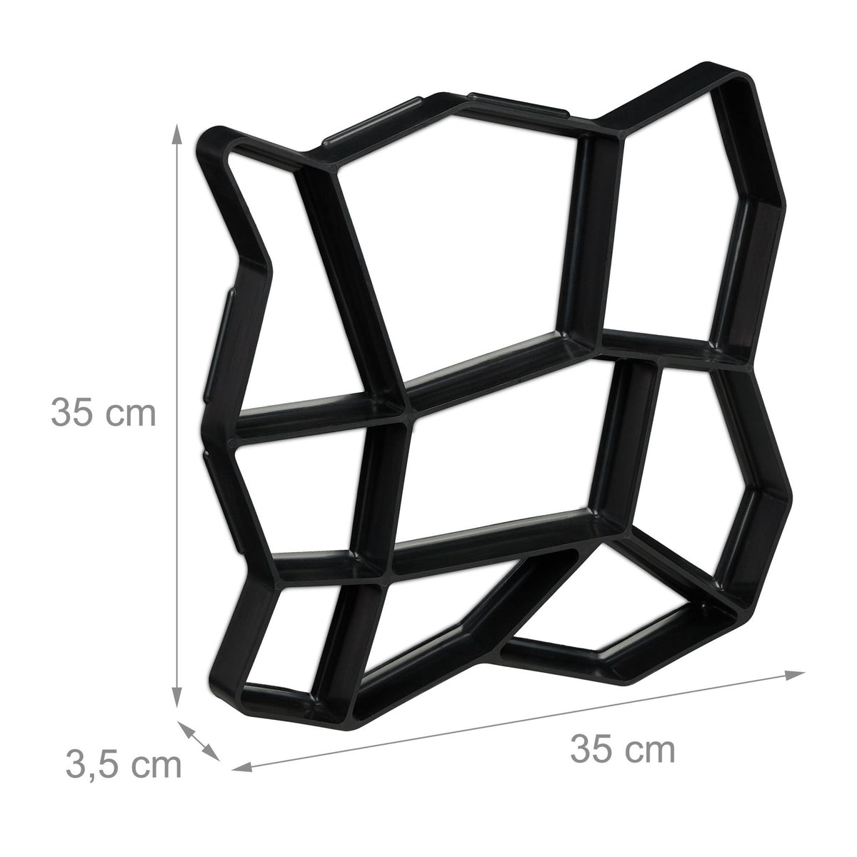 Plaster mold 9 chambers 35 x 35 cm