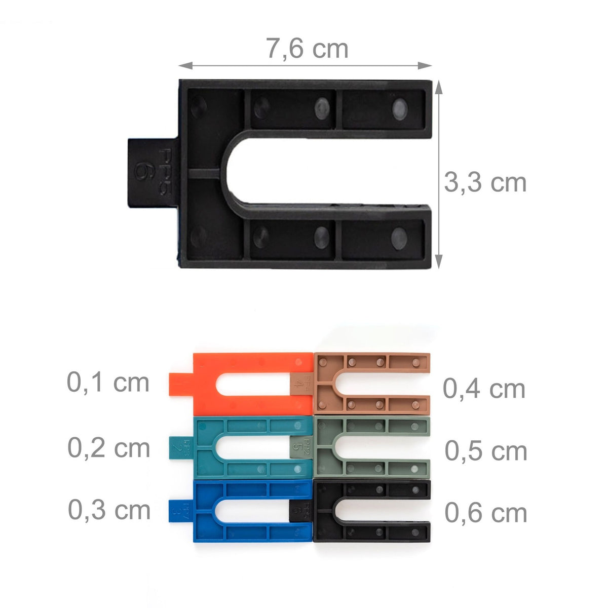 Plastic Spacer Pads, 144 Set – Window Installation
