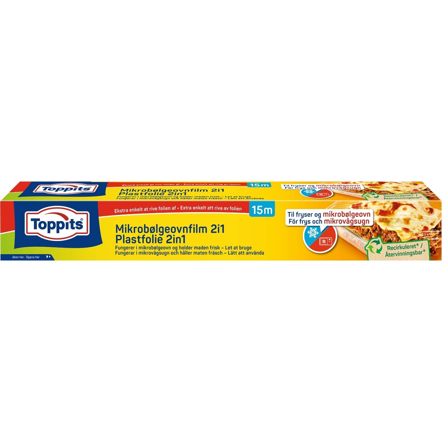 Plastic Wrap 2-in-1, 15m x 33cm, Pack of 16