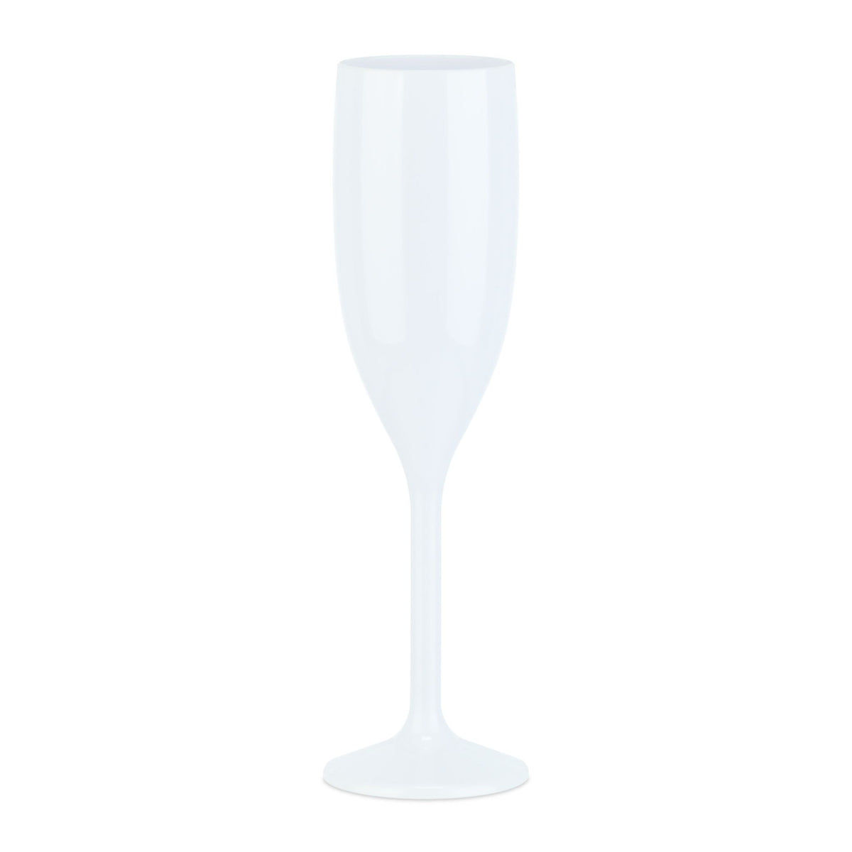 Plastic champagne glasses - set of 12