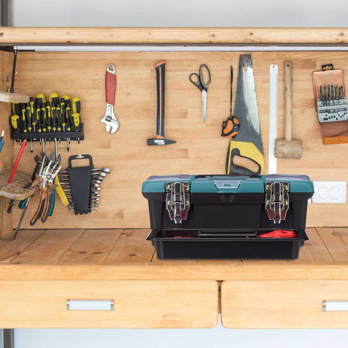 Plastic tool box