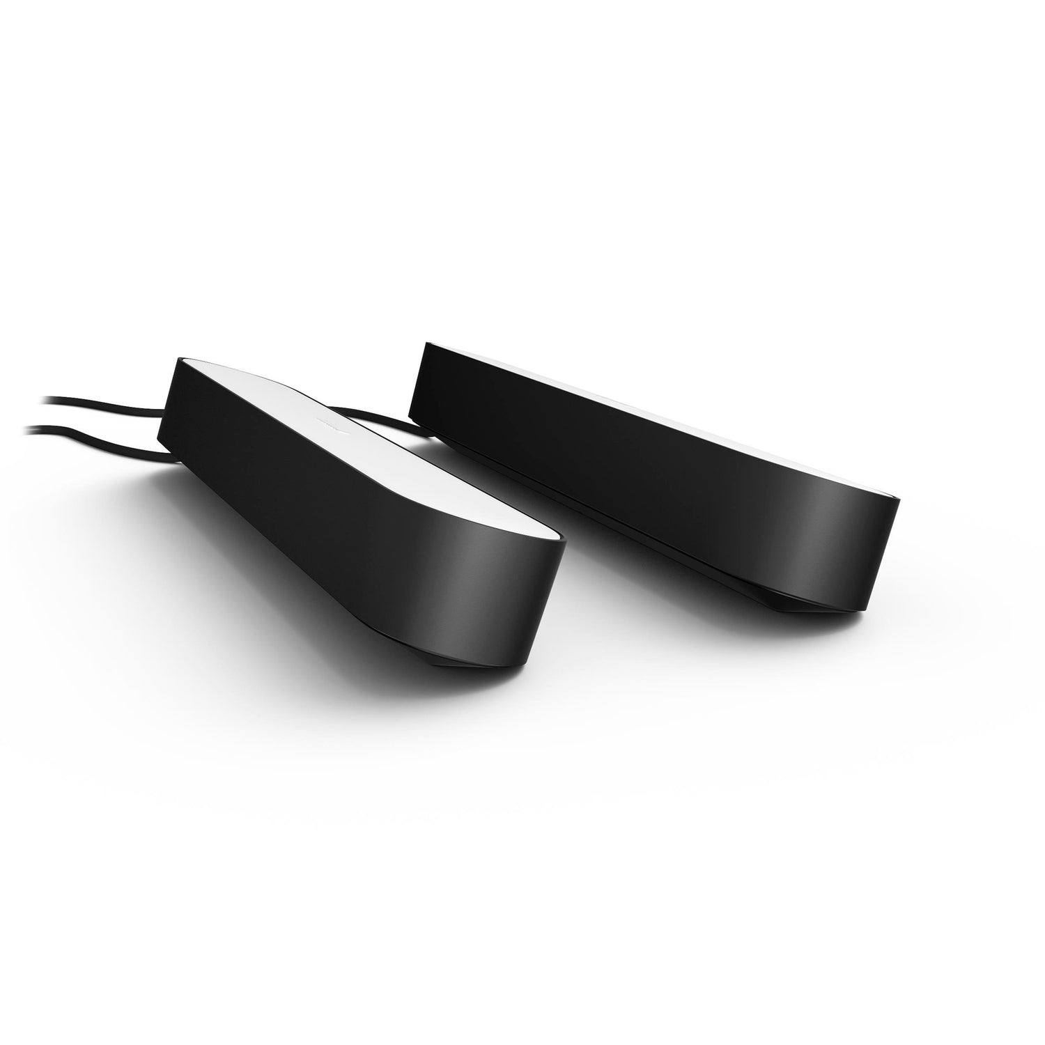 Play Light rail White and color ambiance Black 2-pack