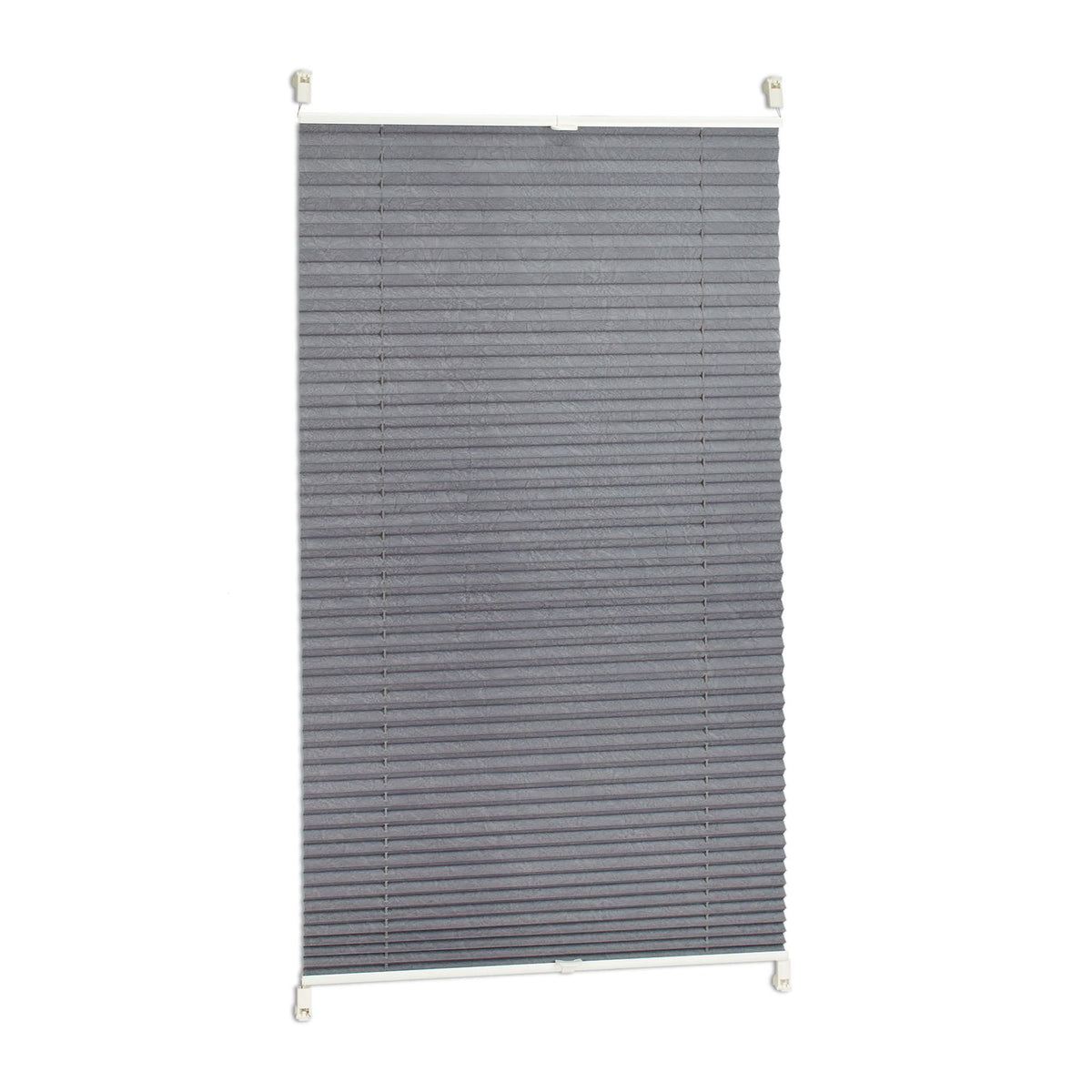 Pleated blind gray without drilling