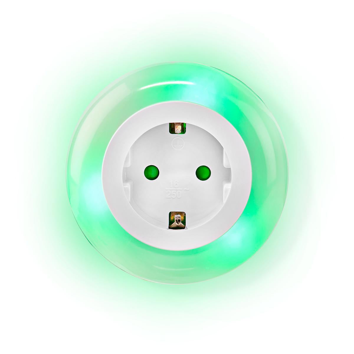 Plug-In LED Night Lighting | Day / night sensor | 3680 W | 10 ch | Blue / Green / White