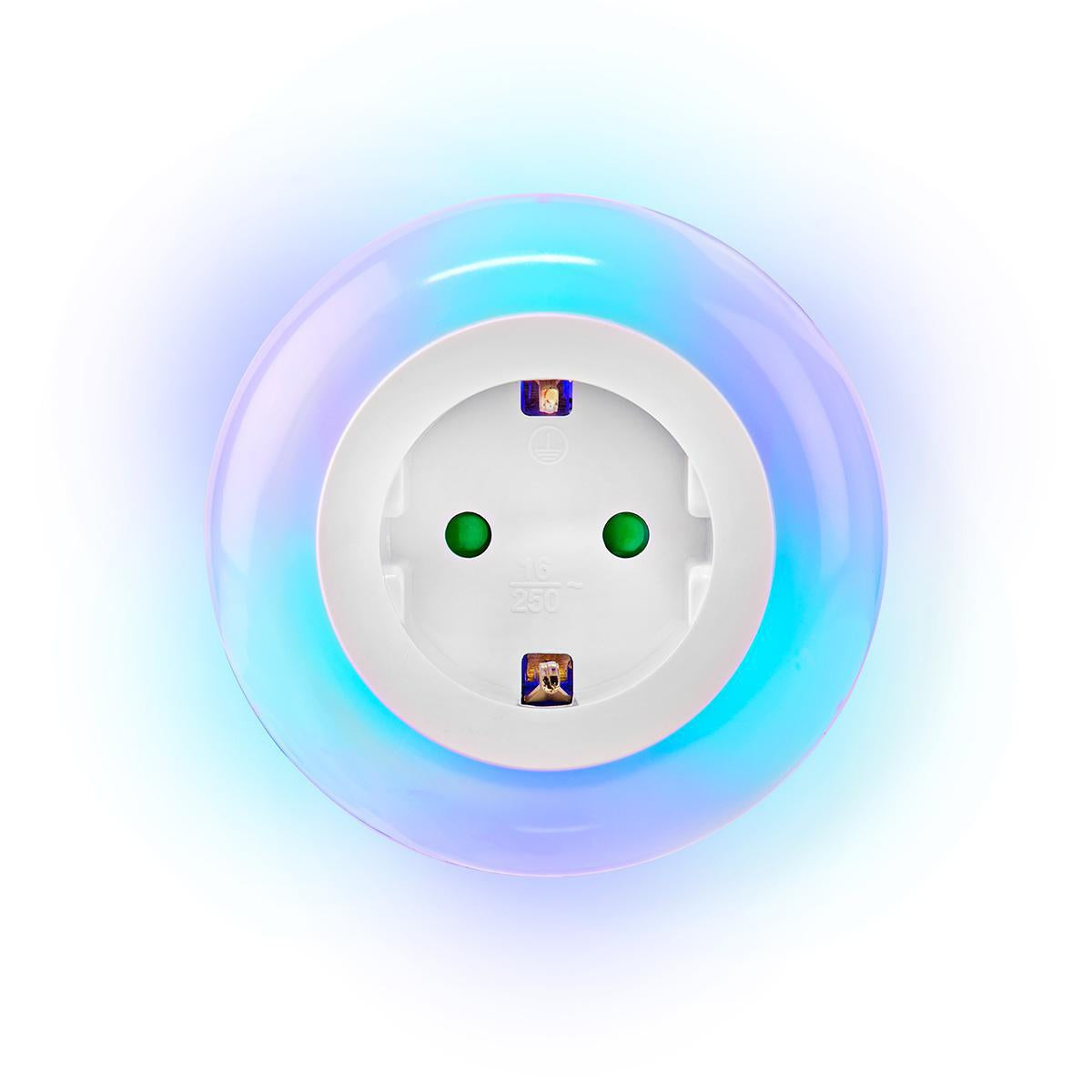 Plug-In LED Night Lighting | Day / night sensor | 3680 W | 10 ch | Blue / Green / White