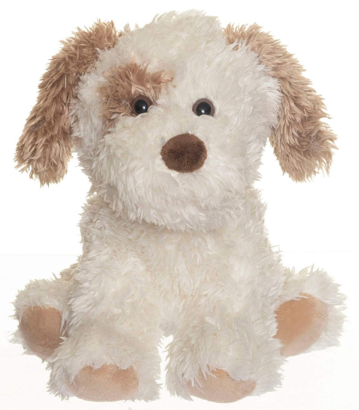 Plush Puppy Toy, Cream, 25 cm, Machine Washable