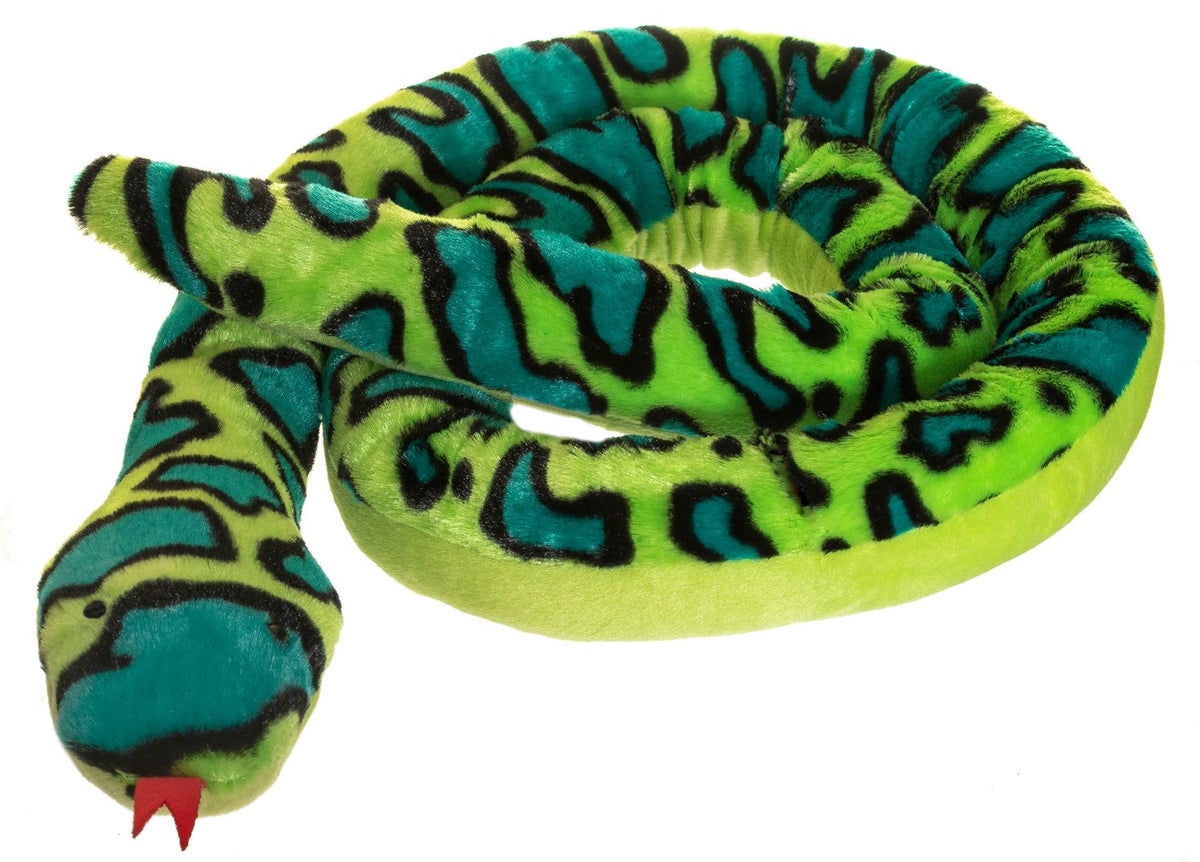 Plush Toy Snake, 200 cm, Machine Washable
