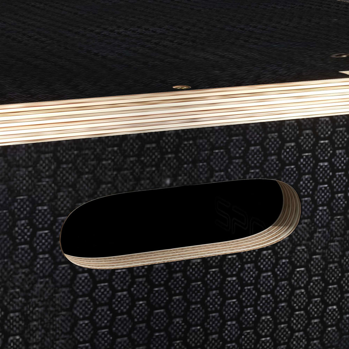 Plyo Box, 3 Heights, 61x51x41 cm, Black, 120 kg Capacity