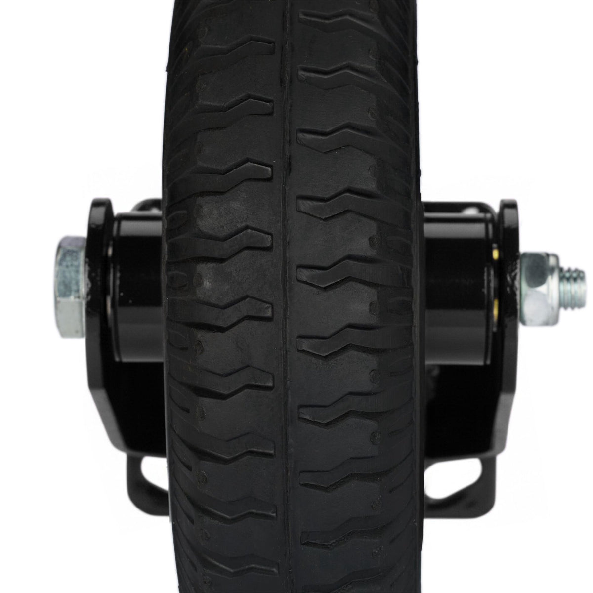 Pneumatic Fixed Castor with Steel Mounting Plate