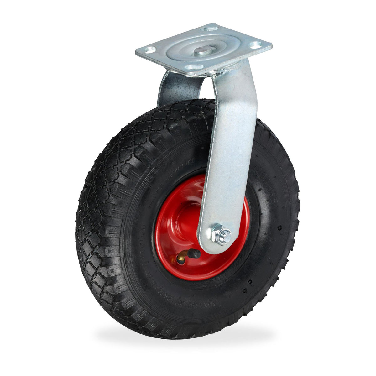 Pneumatic Swivel Castor, 3.00-4, High Load Capacity