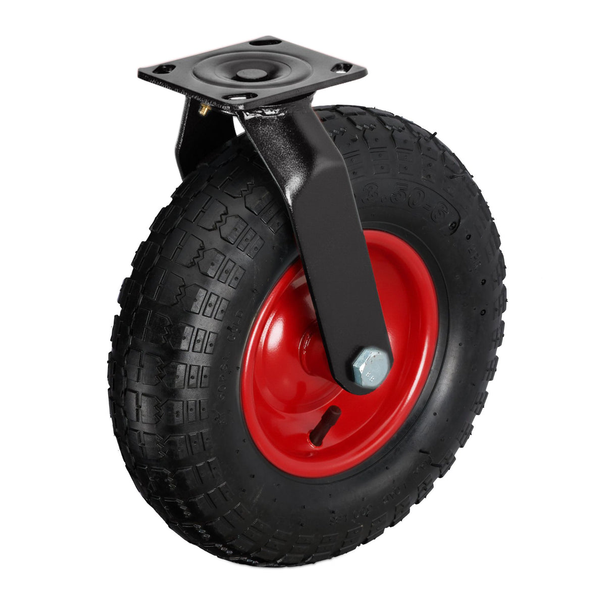Pneumatic Swivel Castor – Heavy-Duty, 360 Rotation