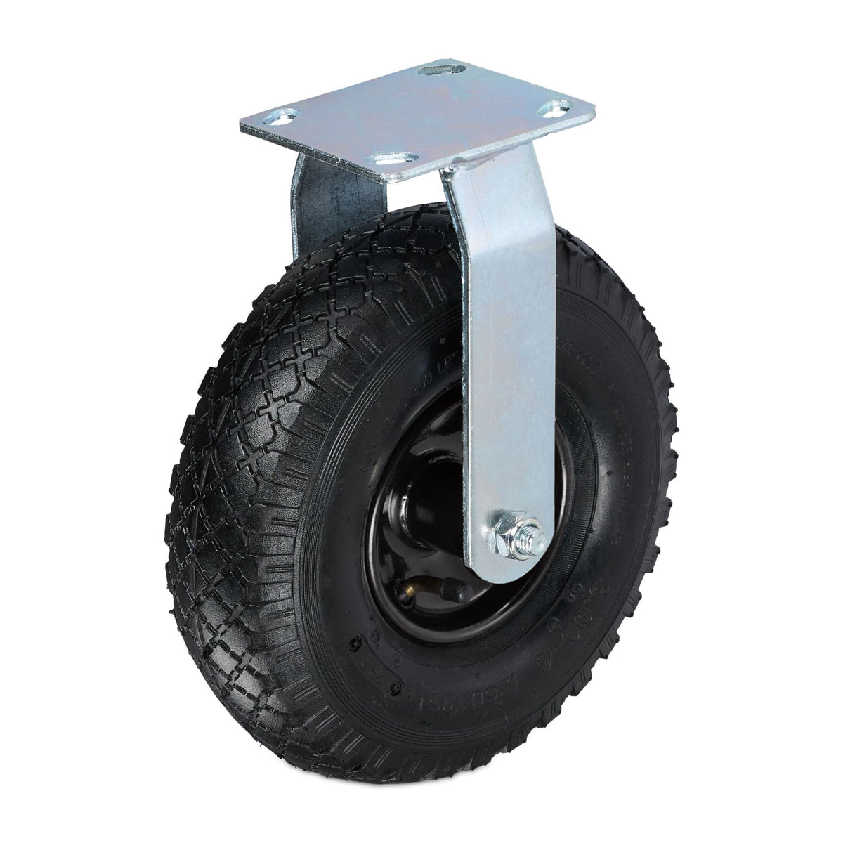 Pneumatic Tyred Load Castor with Steel Plate