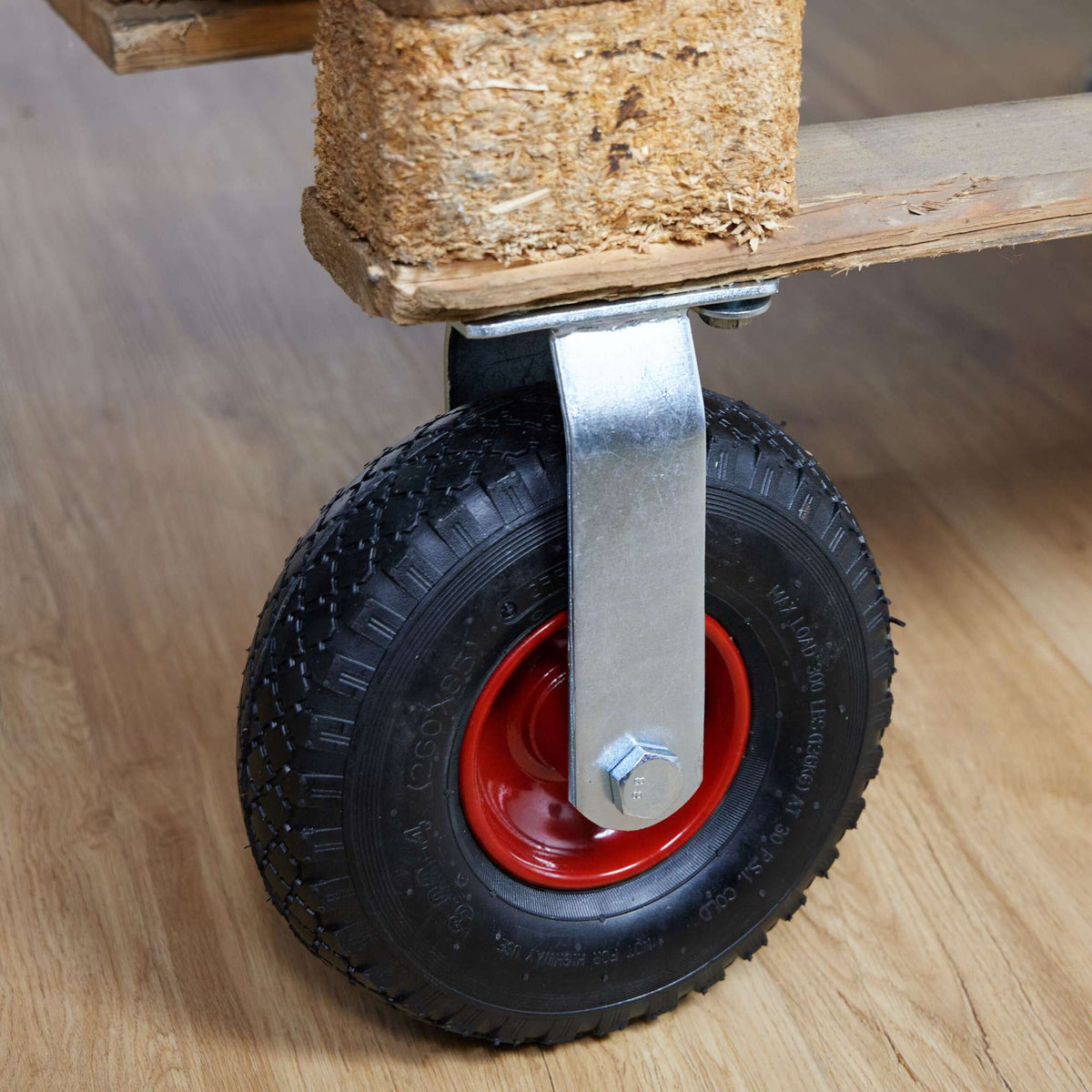 Pneumatic Tyred Load Castor with Steel Plate