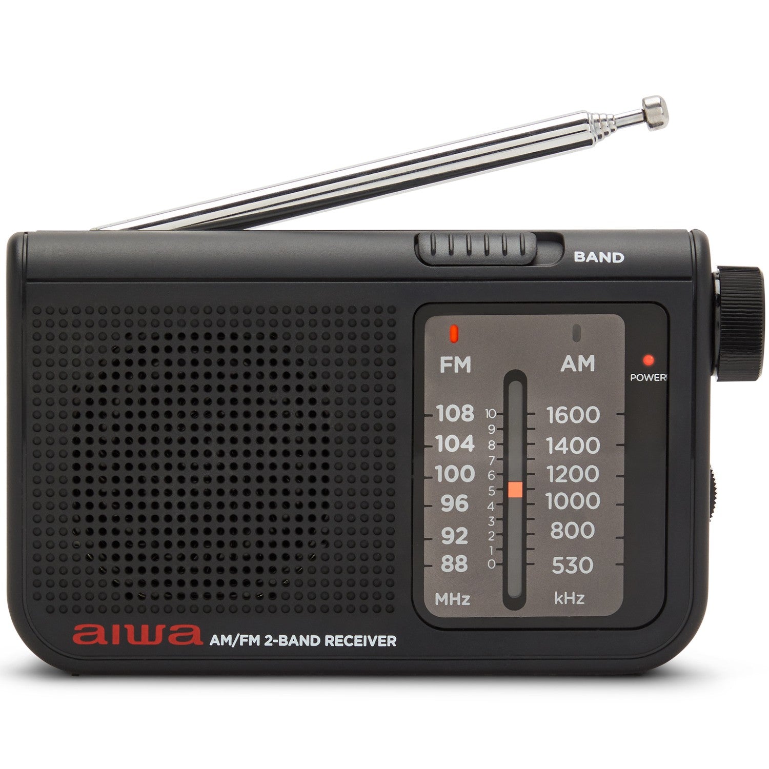 Pocket radio with FM/AM Black