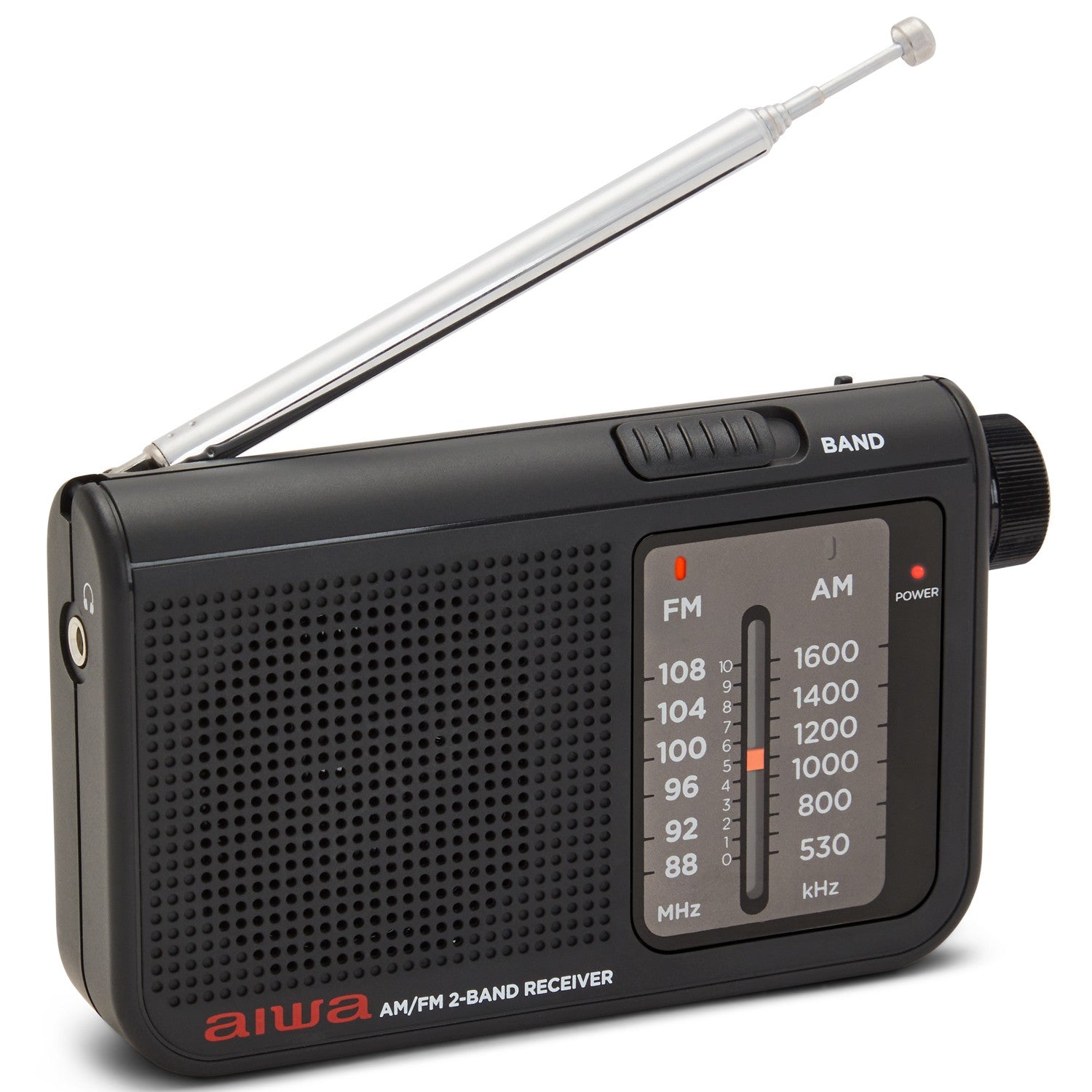 Pocket radio with FM/AM Black