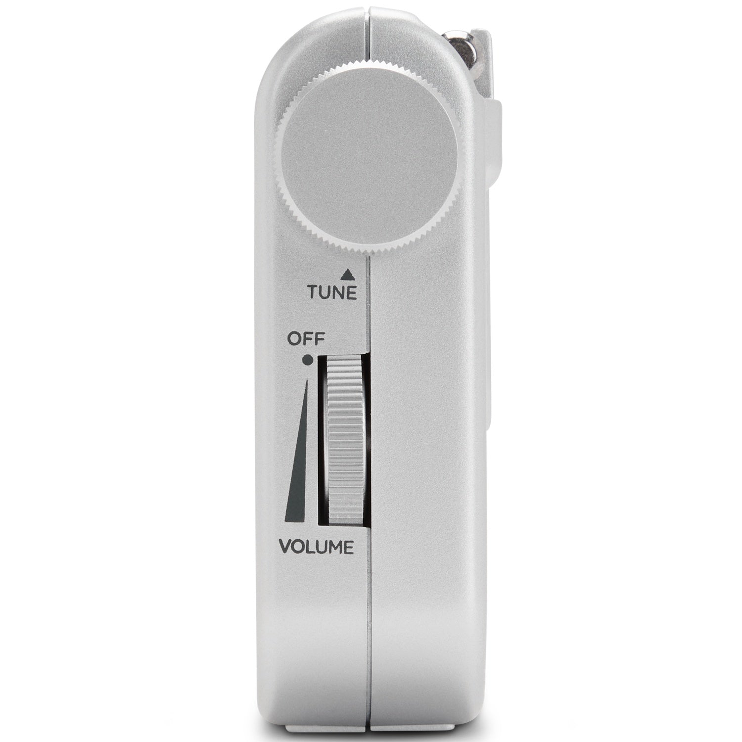 Pocket radio with FM/AM Silver