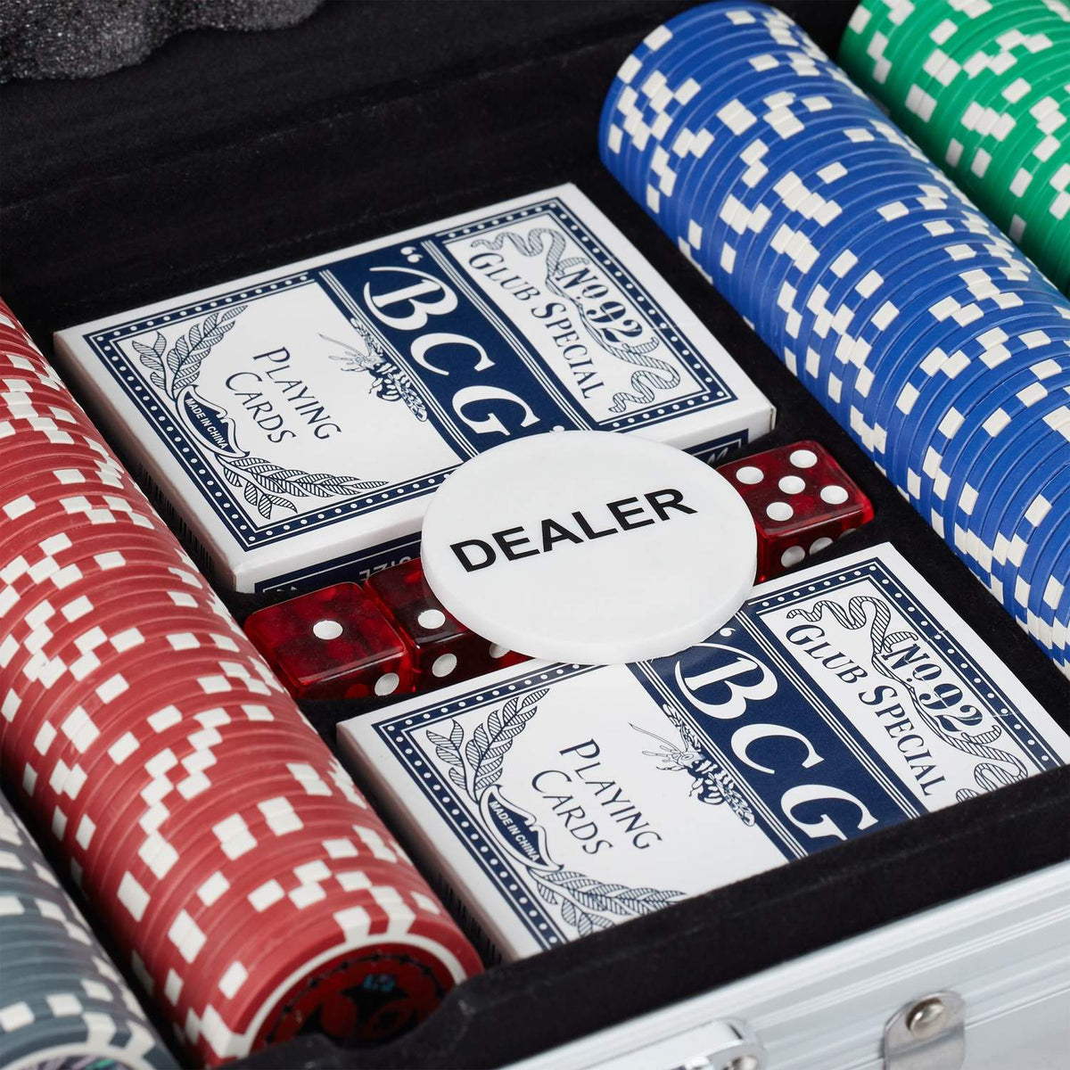 Poker Set with 300 Metal Core Chips and Cards