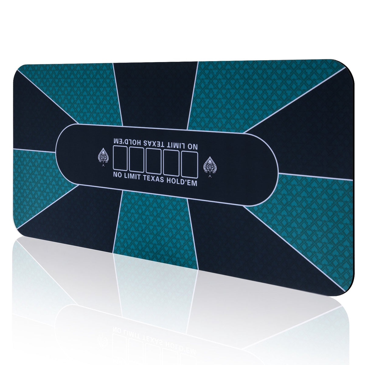 Poker Table Mat 70 x 35 Inch, Water-Repellent, Non-Slip