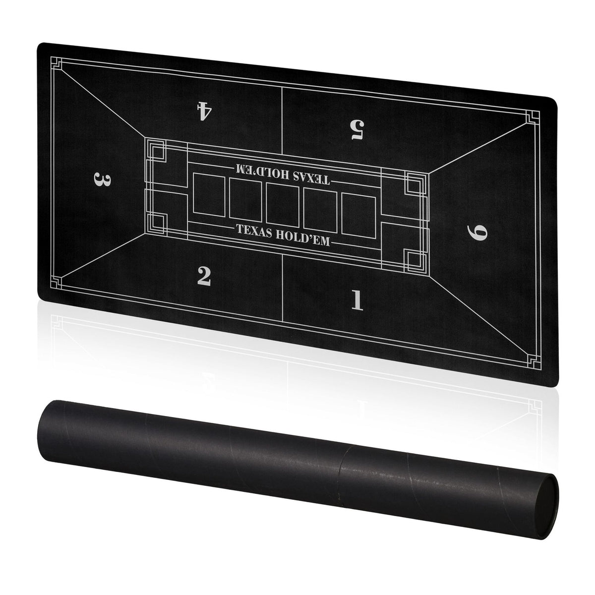 Poker Table Mat, Non-Slip, Waterproof, 120x60 cm