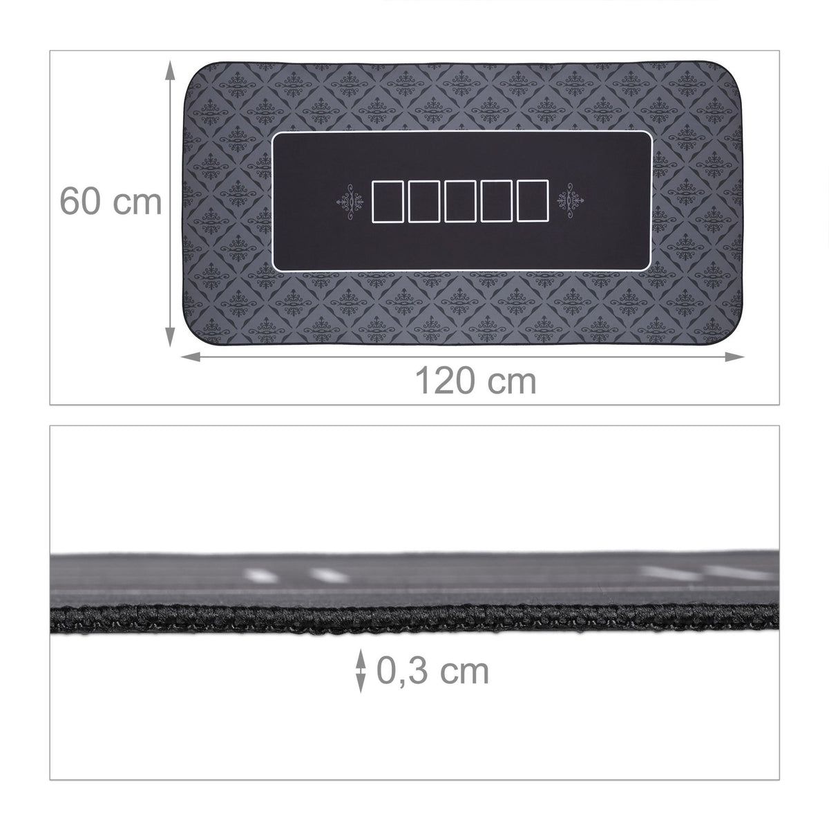 Poker mat 120x60