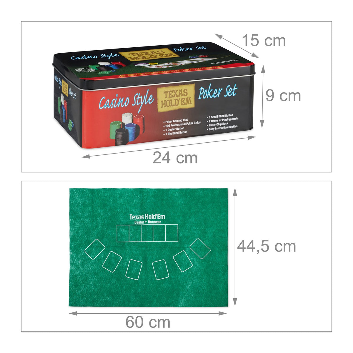 Poker set large