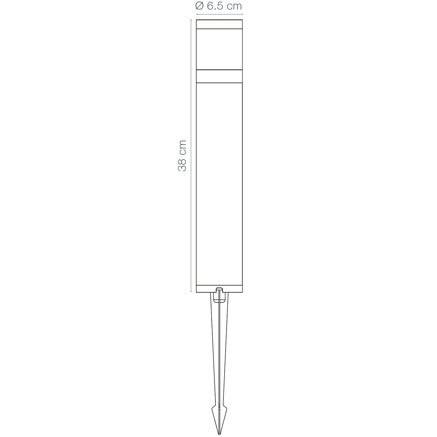 Polly Bollard 38cm 350lm 3000K 5W Anthracite