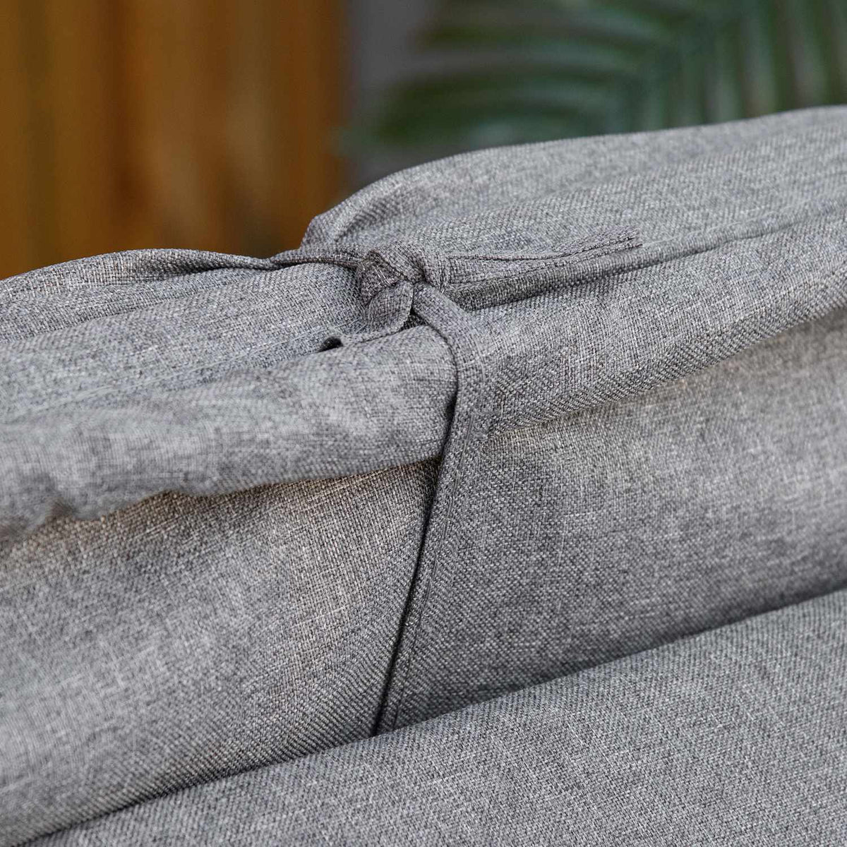 Polyrattan Sun Lounger With Sun Canopy Adjustable Garden Lounger Rattan Lounger With Cushion Gray 195 X 65 X 40 Cm