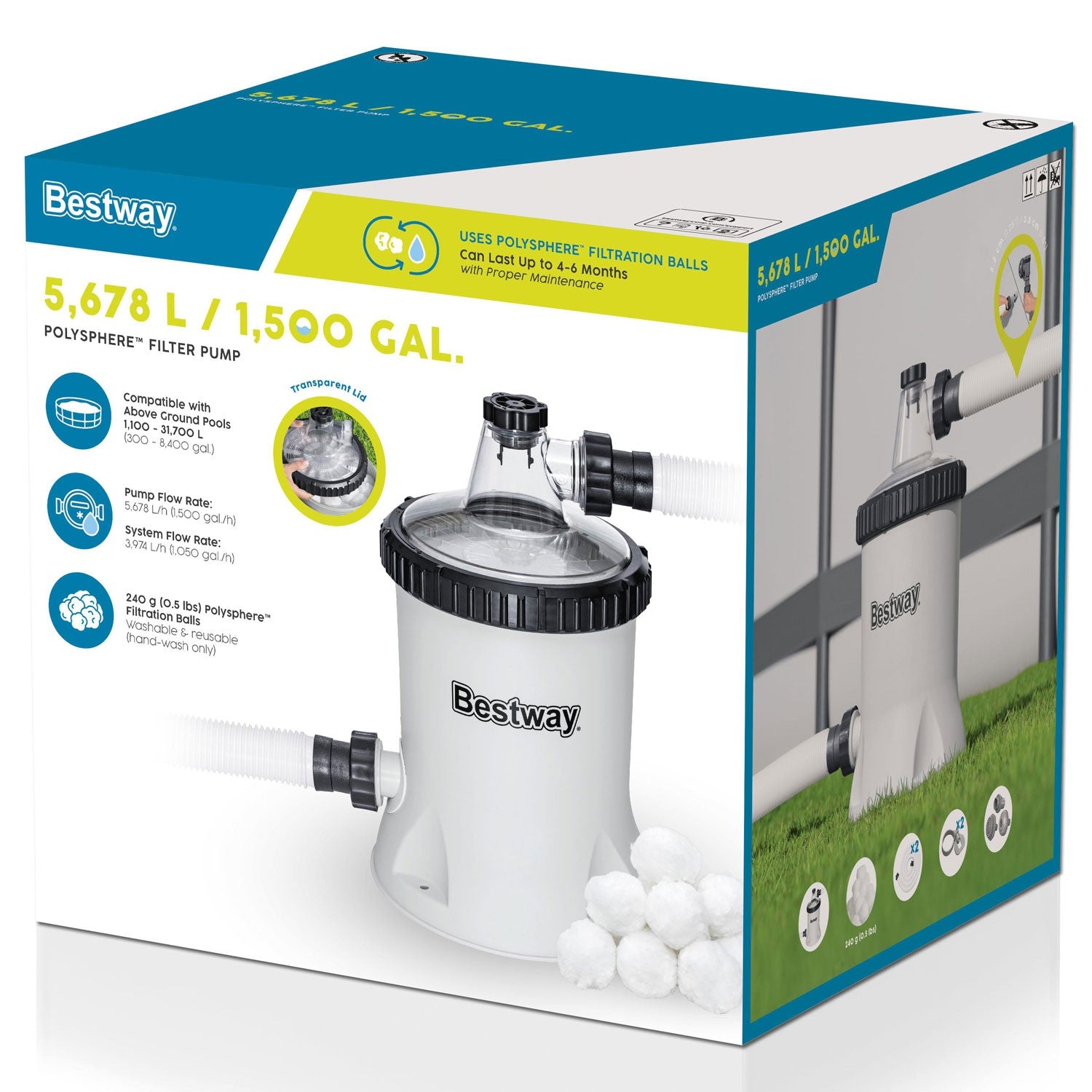 Polysphere Filter Pump 5678L