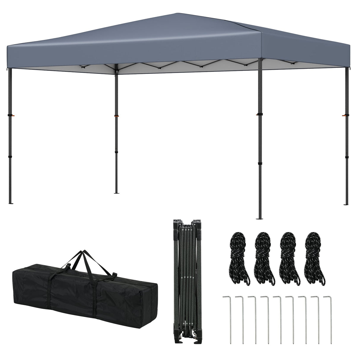 Pop-Up Pavilion 365x225 cm, UV Protection, Portable Bag