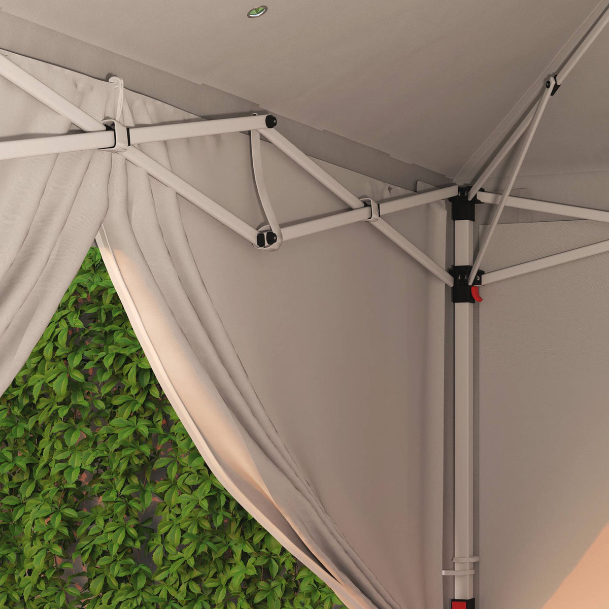 Pop-Up Pavilion 6x3m, UV Protection, Removable Sides