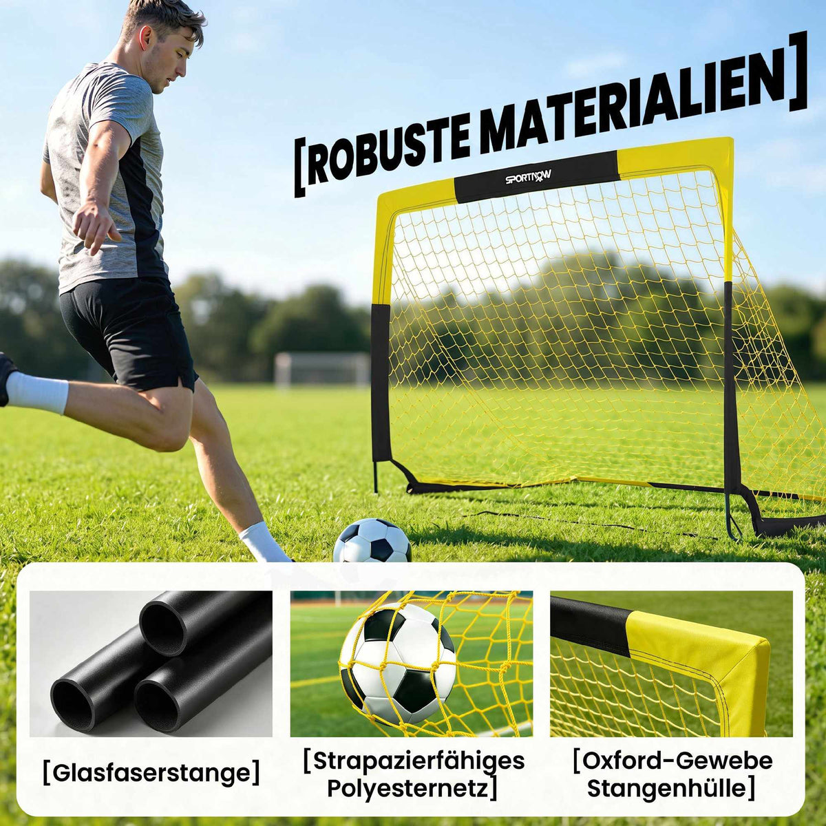 Pop-Up Soccer Goal for Youth & Adults – Portable, Durable Net