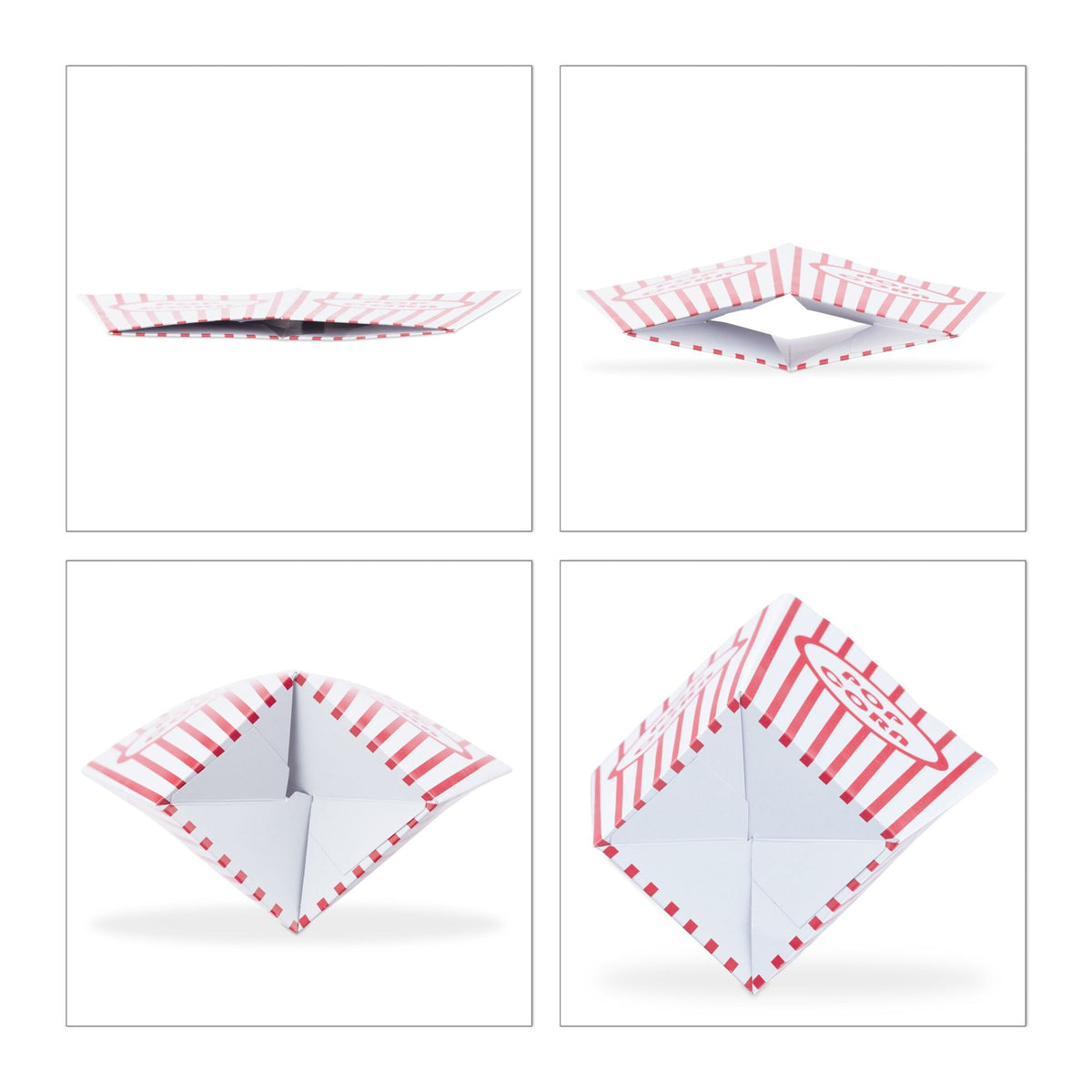 Popcorn bags, 50 pcs, 5 colours