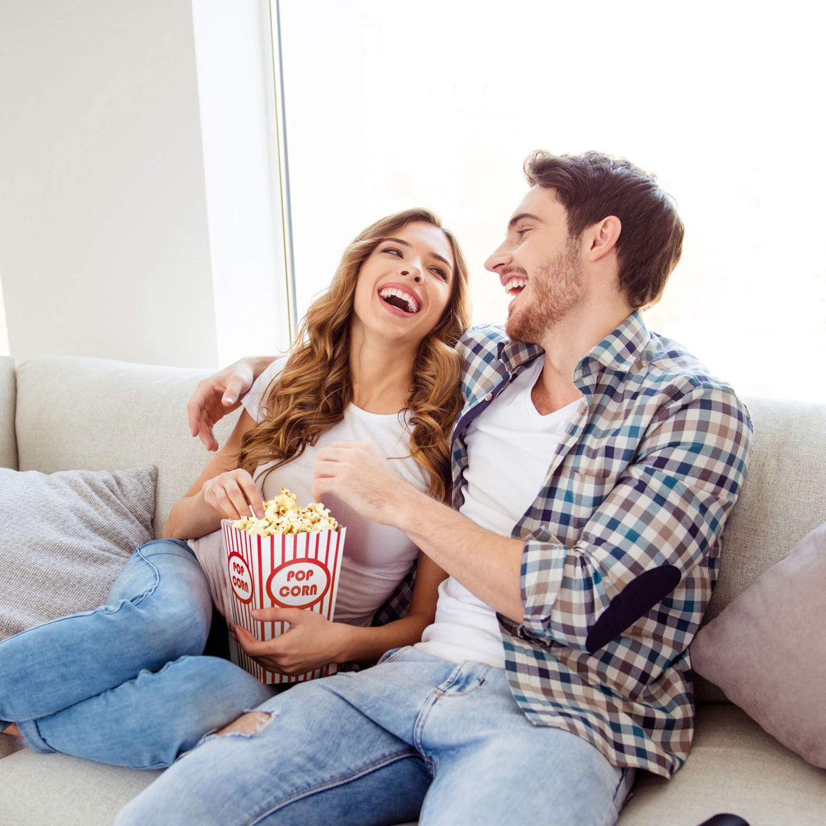 Popcorn bags, 50 pcs, 5 colours