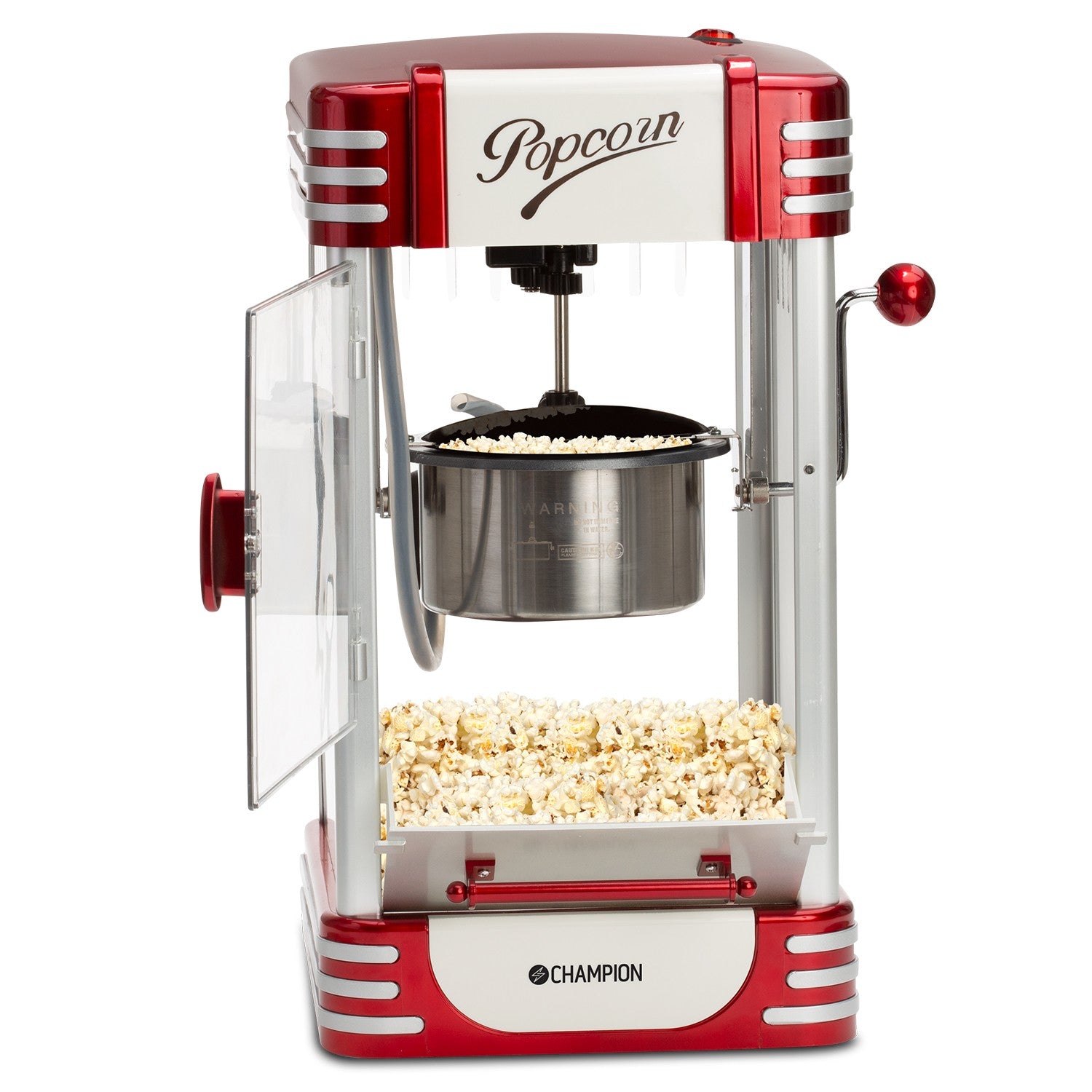 Popcorn machine Retro XL PCM406 Red Metallic