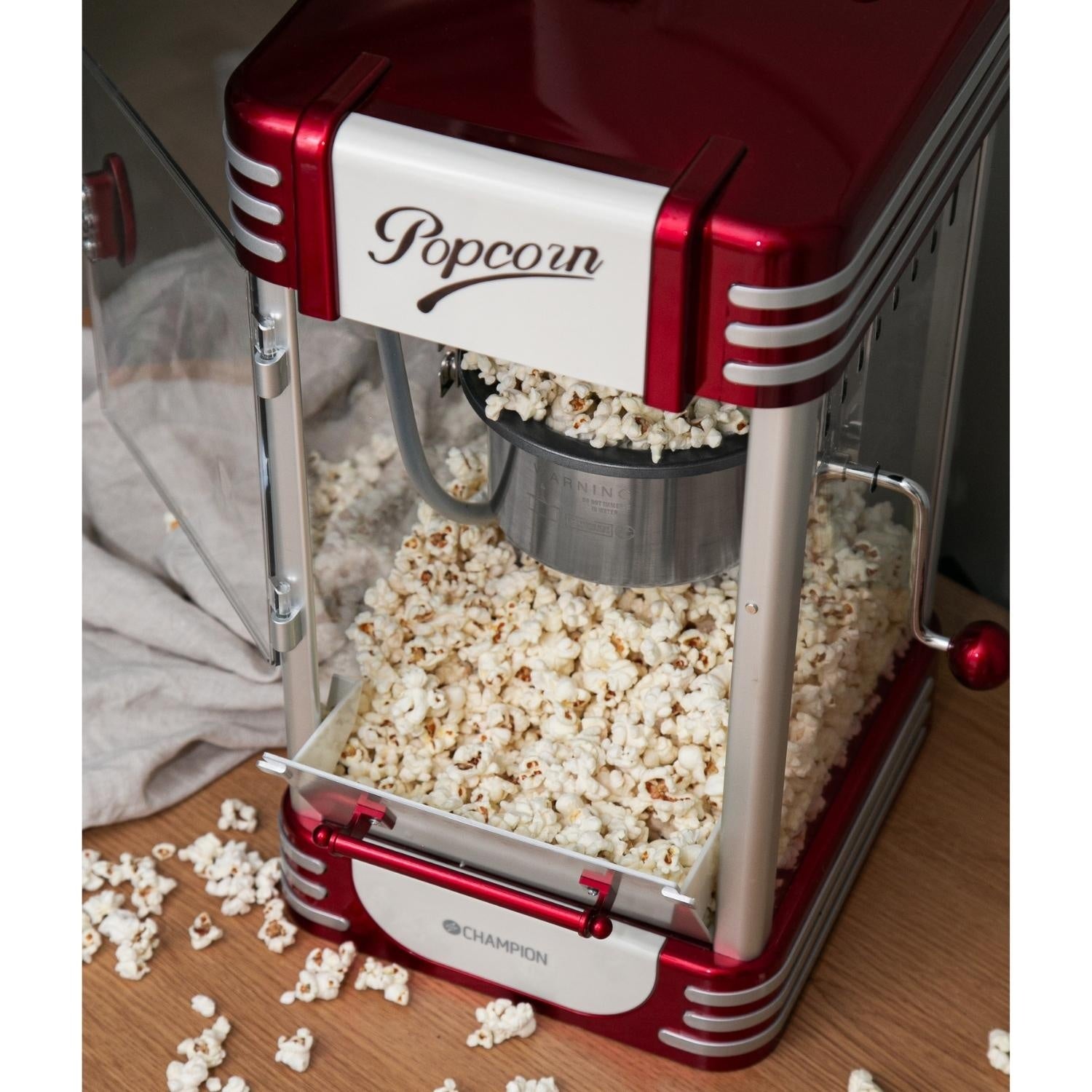 Popcorn machine Retro XL PCM406 Red Metallic